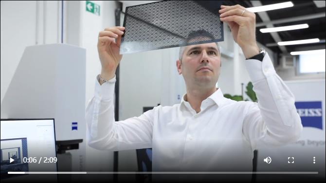 蔡司光学测量机O-DETECT应用: 激光切割件